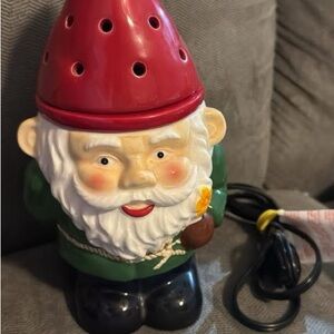 Scentsy Garden Gnome with Red Hat Wax Warmer